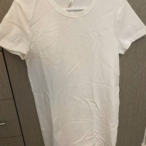 White t-shirt dress